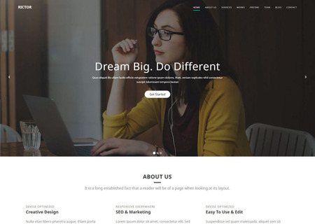 Rictor - Responsive HTML5 Business & Agency