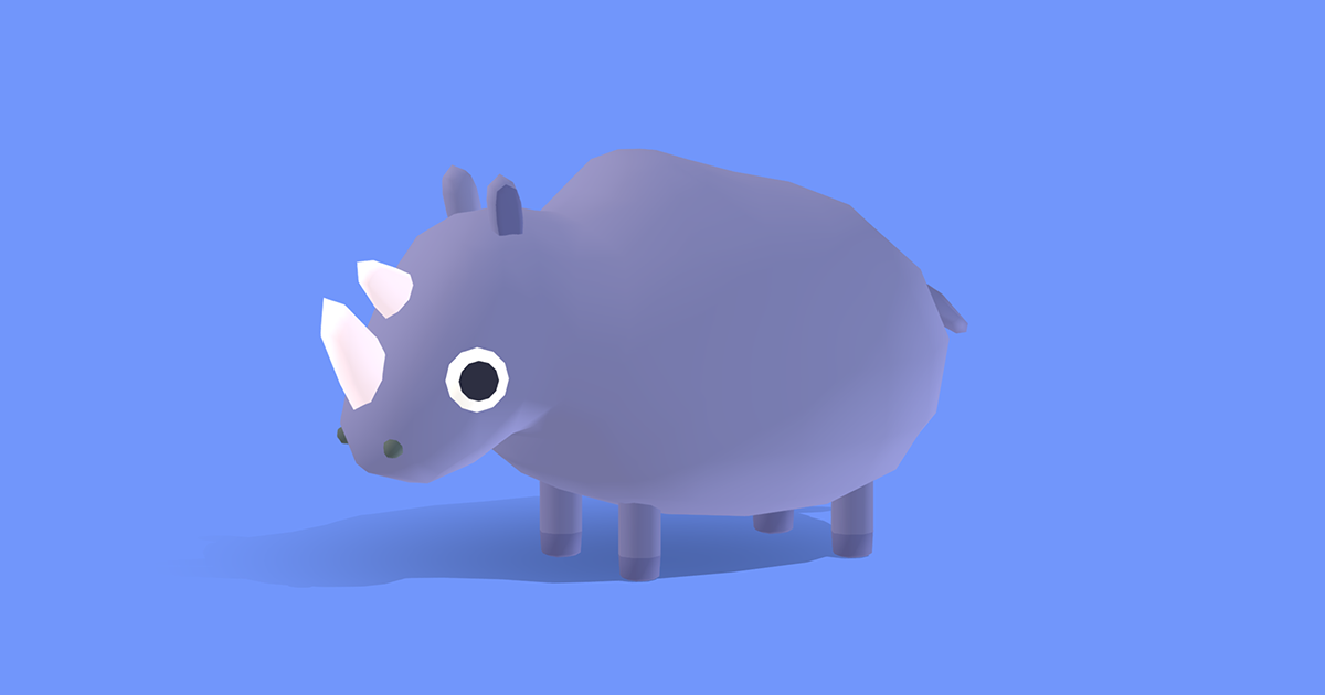 Safari Animals - Quirky Series 3D Model