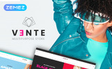 Vente - Multipurpose Responsywne Motyw PrestaShop Mały zrzut ekranu Responsywny szablon PrestaShop Vente - szablon PrestaShop dla e-sklepu odzieżowego #73782