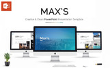 Max's Presentation Creative Presentation Theme Small Screenshot Max's Presentation PowerPoint Template