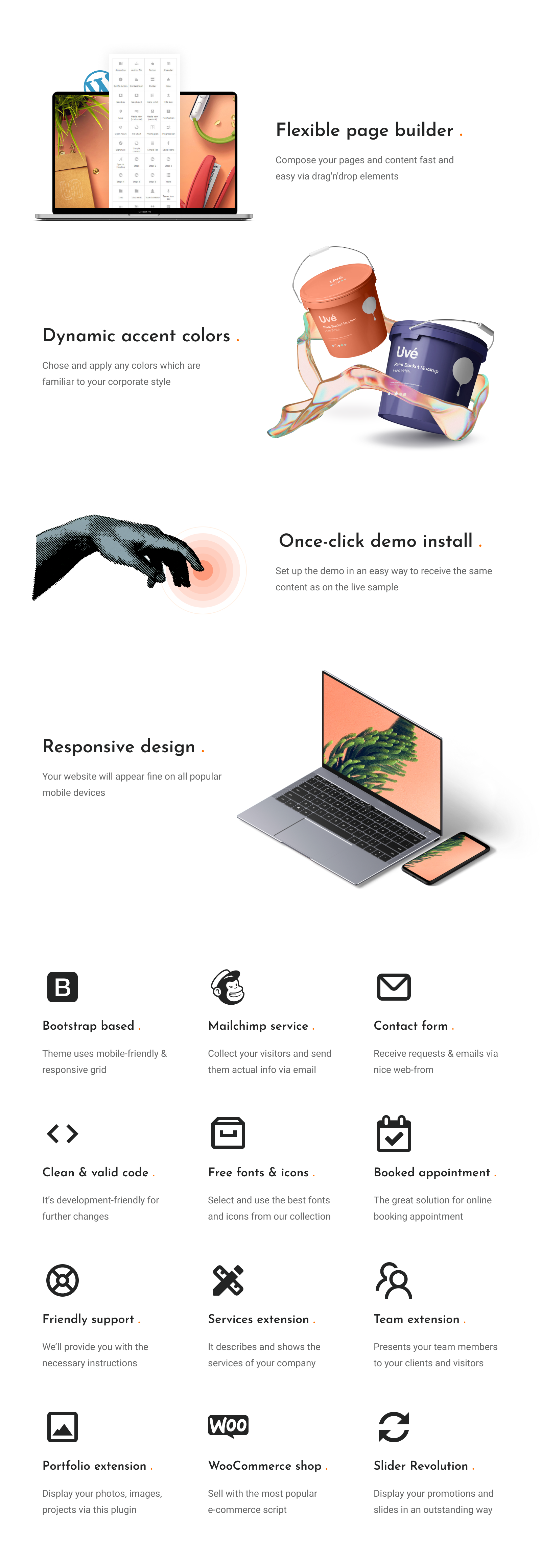 шаблон сайта местных домостроителей