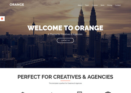 Orange - One Page Bootstrap