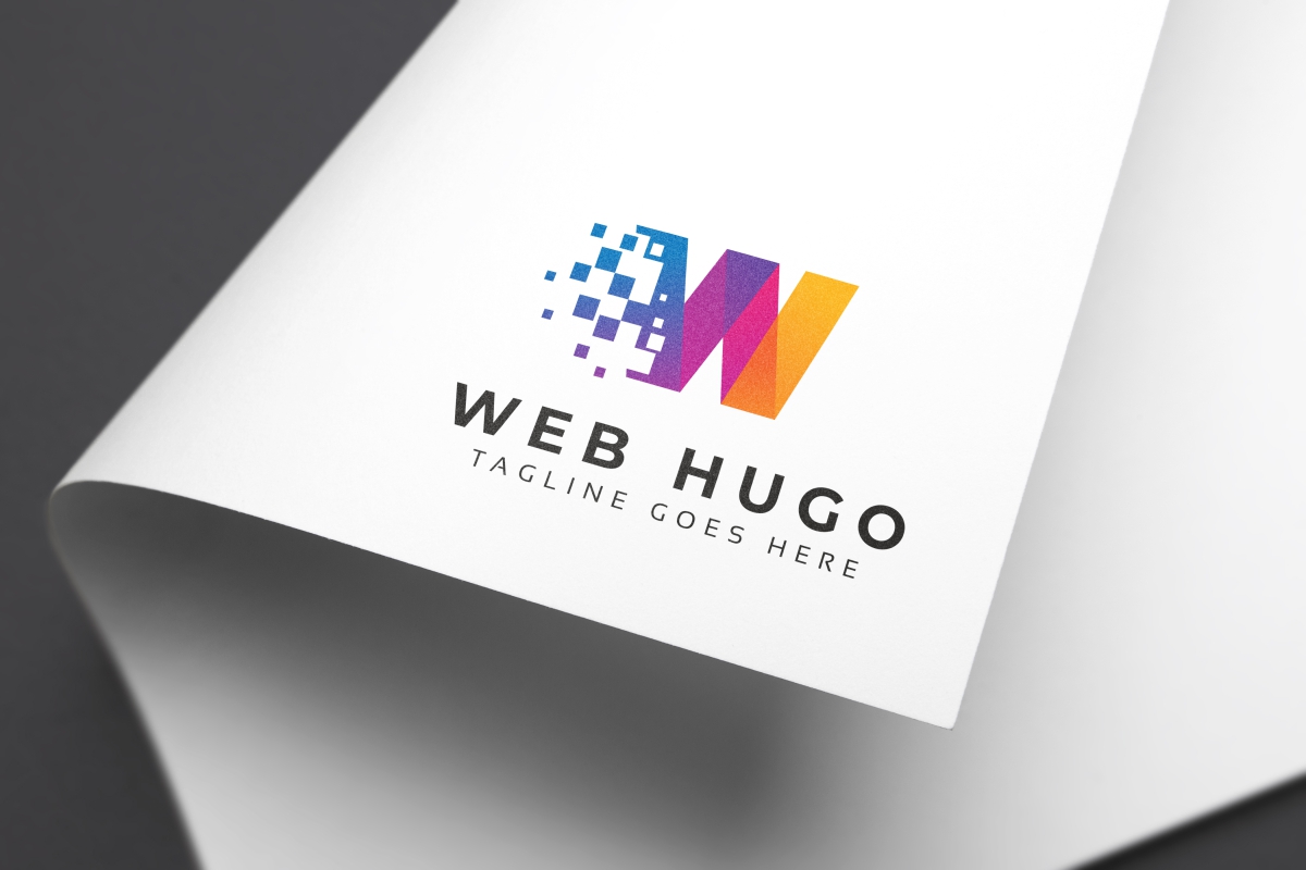 Web Hugo Logo Template 79379