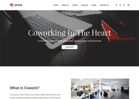 Spase - Business And Coworking HTML