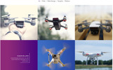 DRONE X Product Landing Page PSD Theme Small Screenshot DRONE X Product Landing Page PSD Template