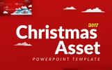Christmas Asset Awesome Presentation Theme Small Screenshot Christmas Asset PowerPoint Template