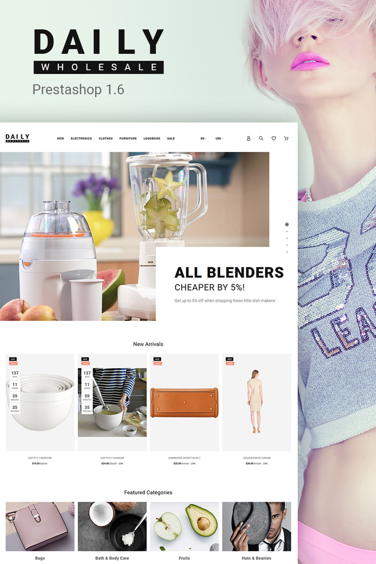 Daily Wholesale PrestaShop Theme