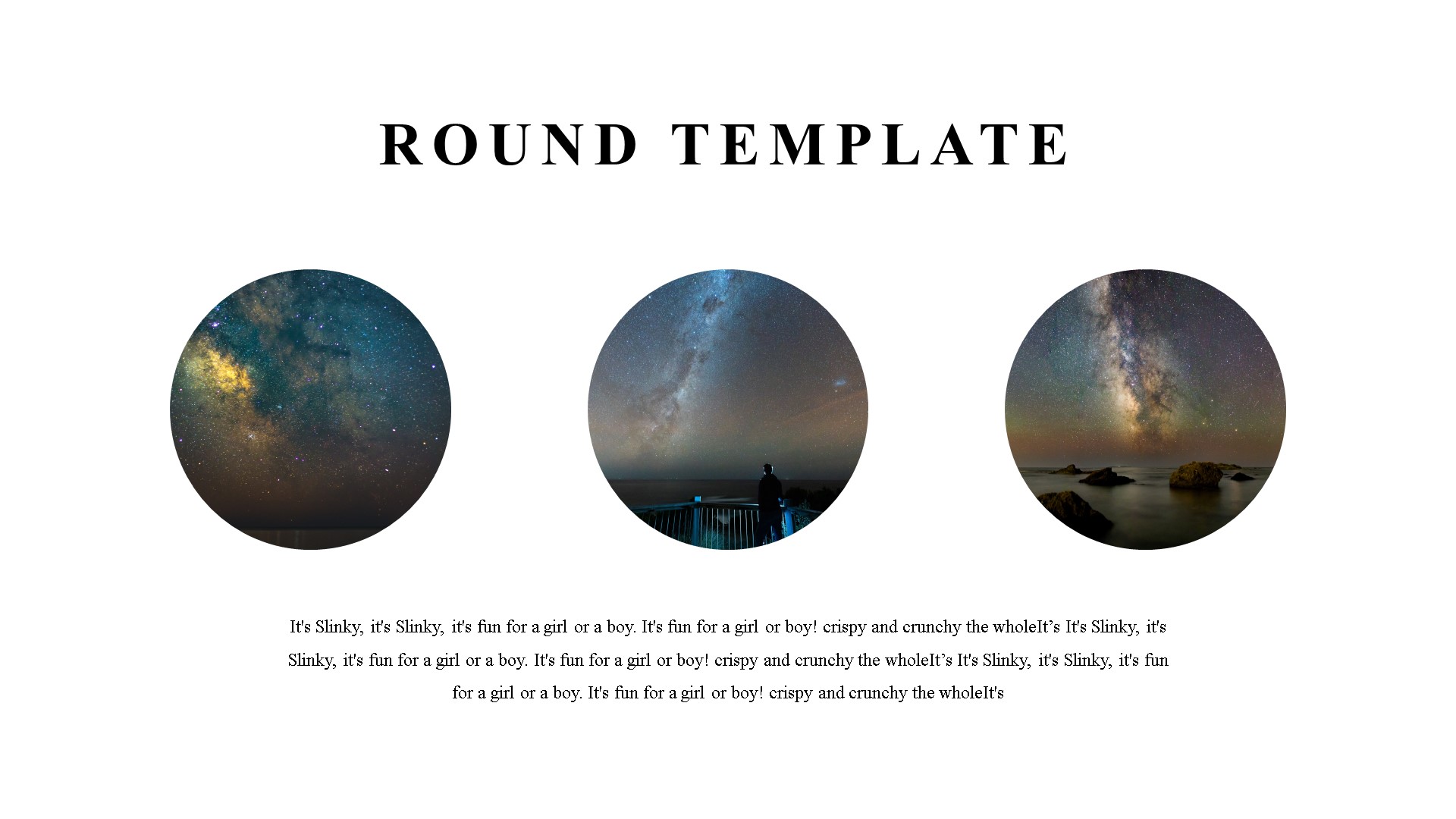 Round PowerPoint Template 82895