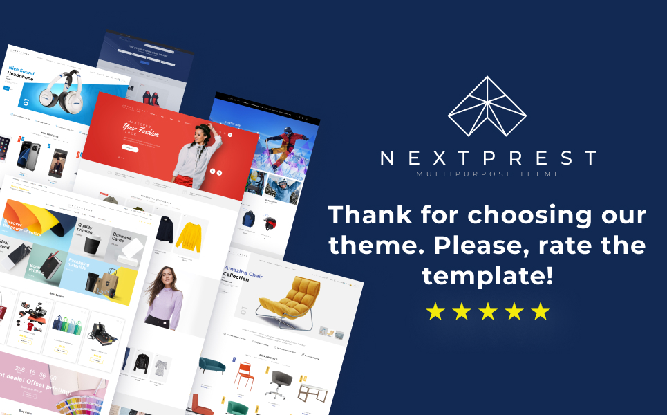 Nextprest  - Website Ecommerce Online Store PrestaShop Theme