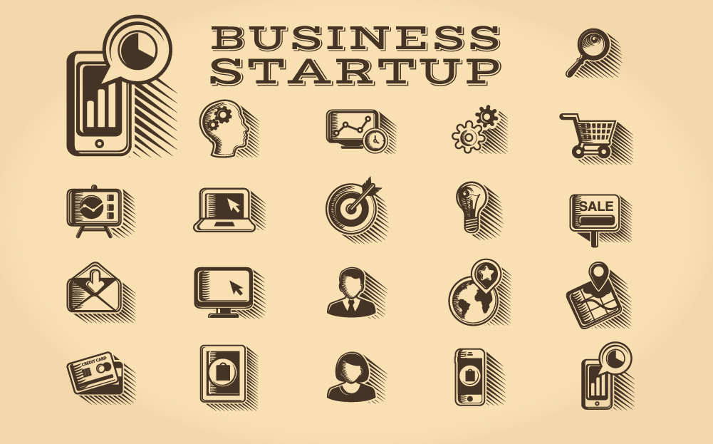 Business and Startup Icon Set