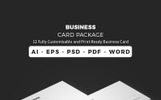 Business Card Bundle Firemního stylu Malý screenshot Luxusní Šablona firemního stylu "Business Card Bundle"