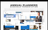 Annual Planner Presentation 2018 Good PPTX Theme Small Screenshot Annual Planner Presentation 2018 PowerPoint Template