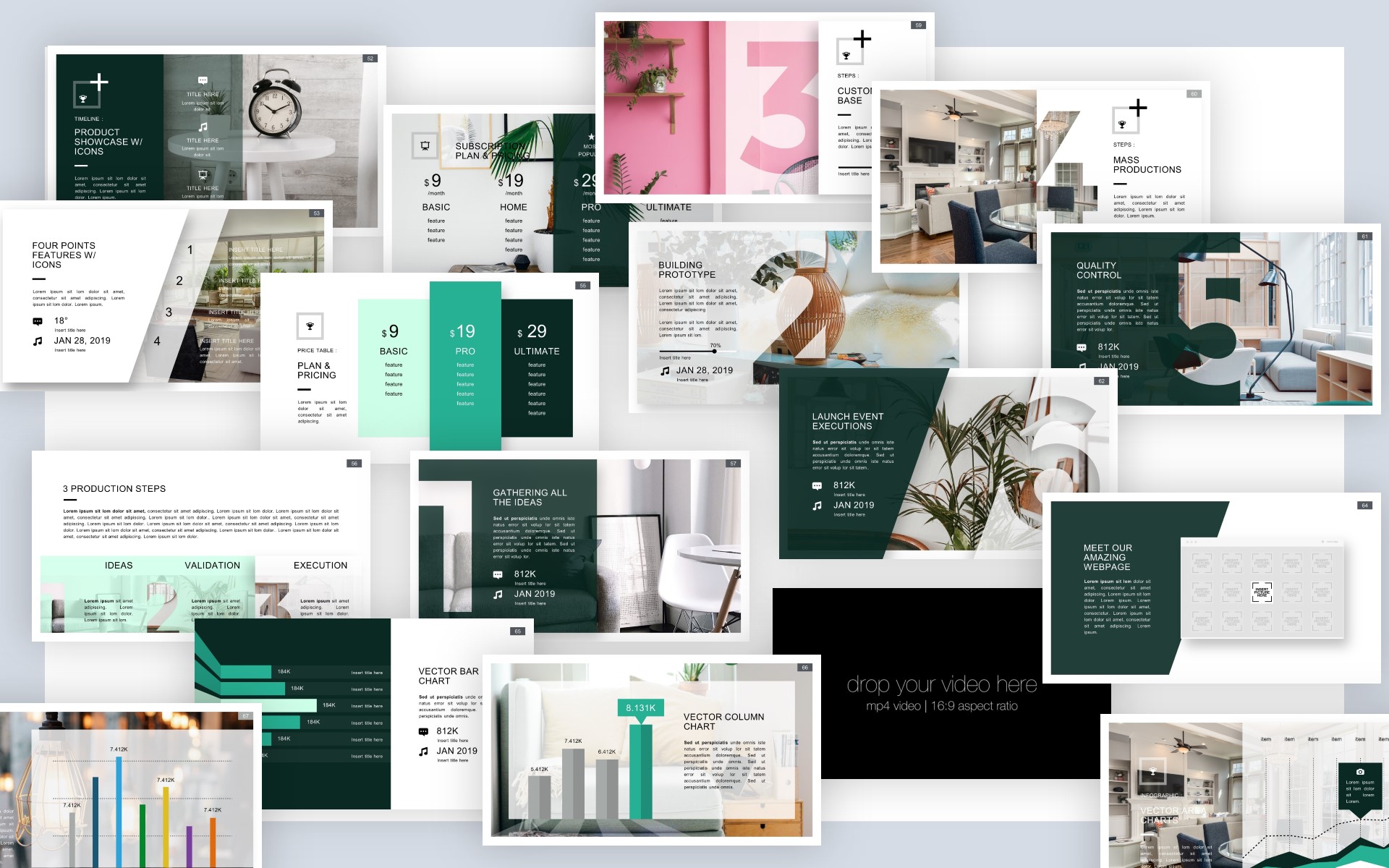 Decor PowerPoint Template 84322