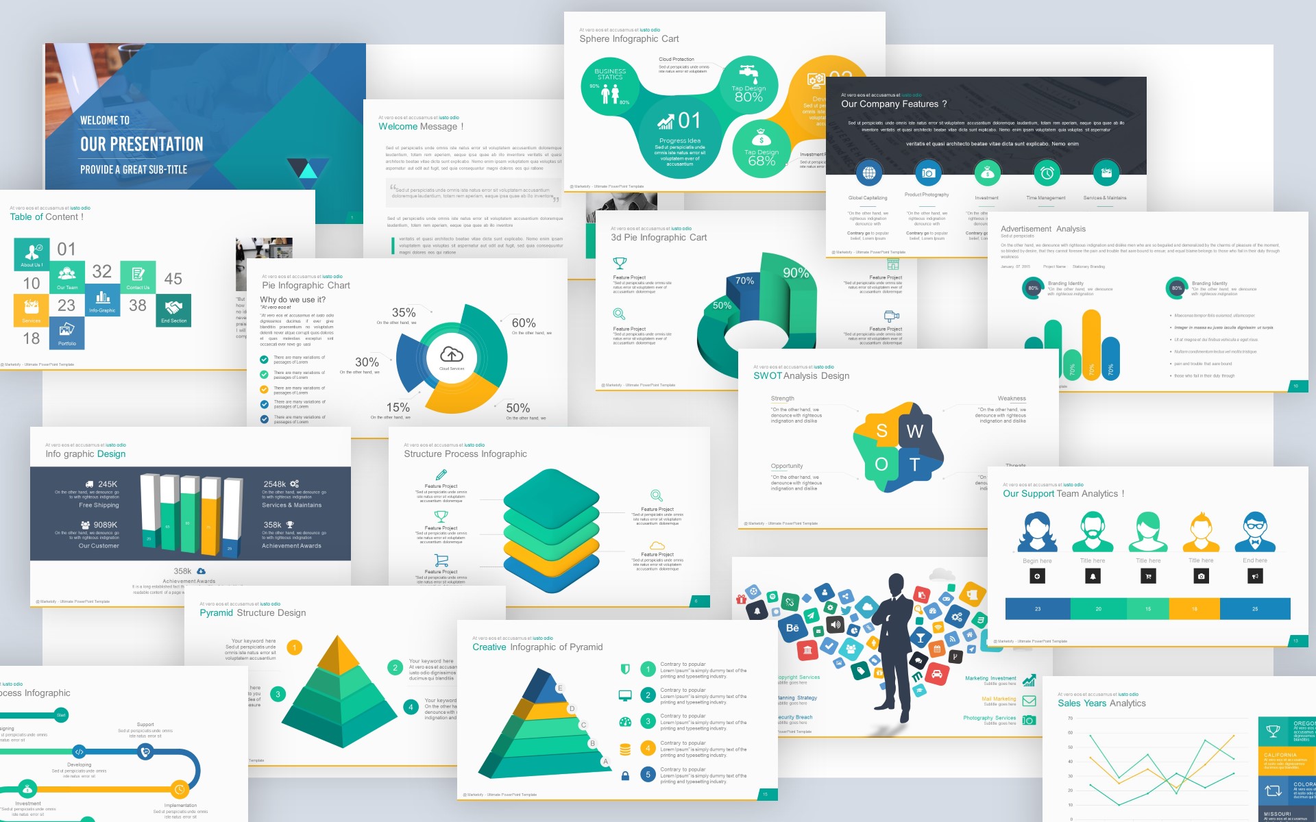 Marketofy - Ultimate PowerPoint Template #84307