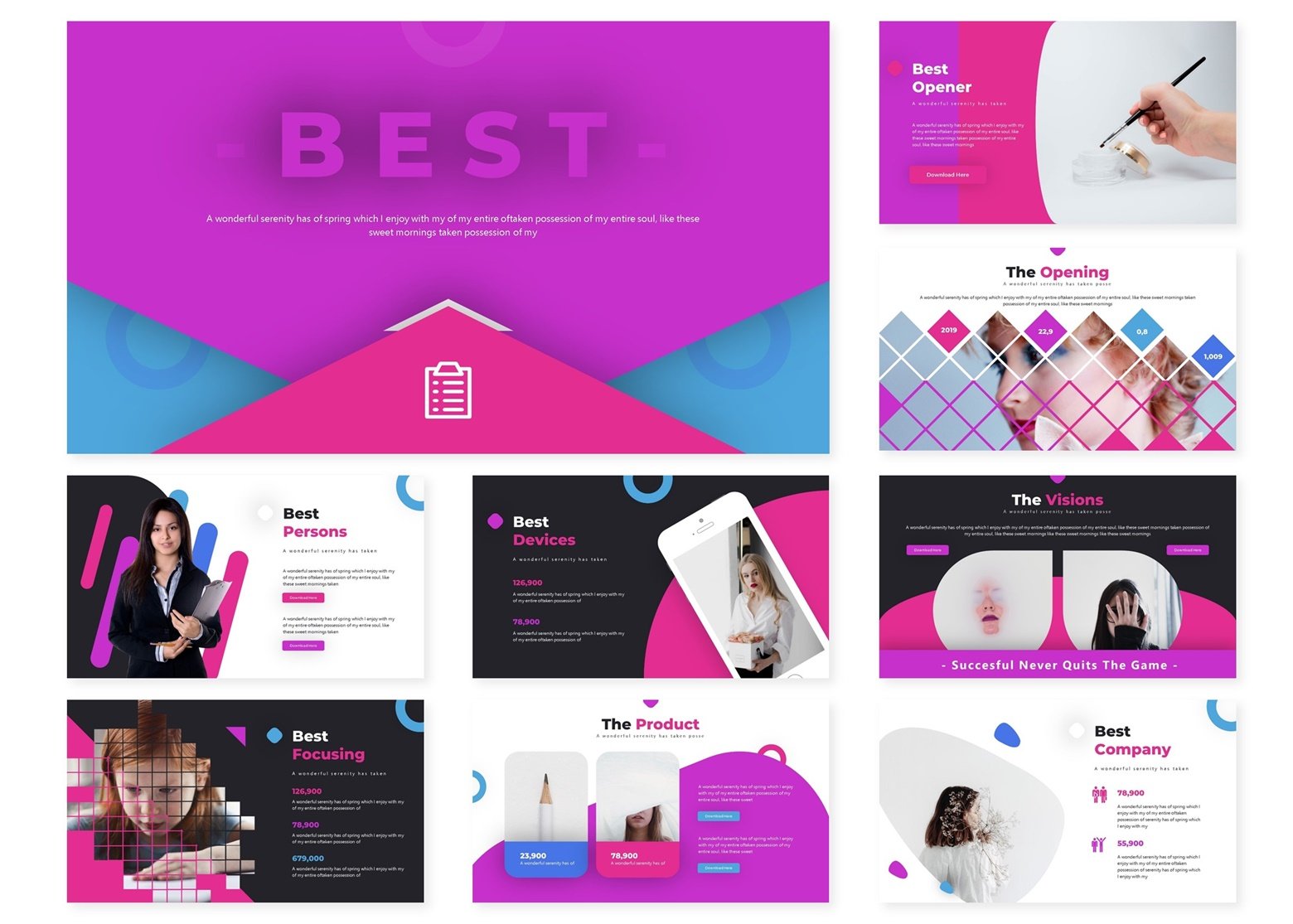 Computer Theme Powerpoint Template Free Download