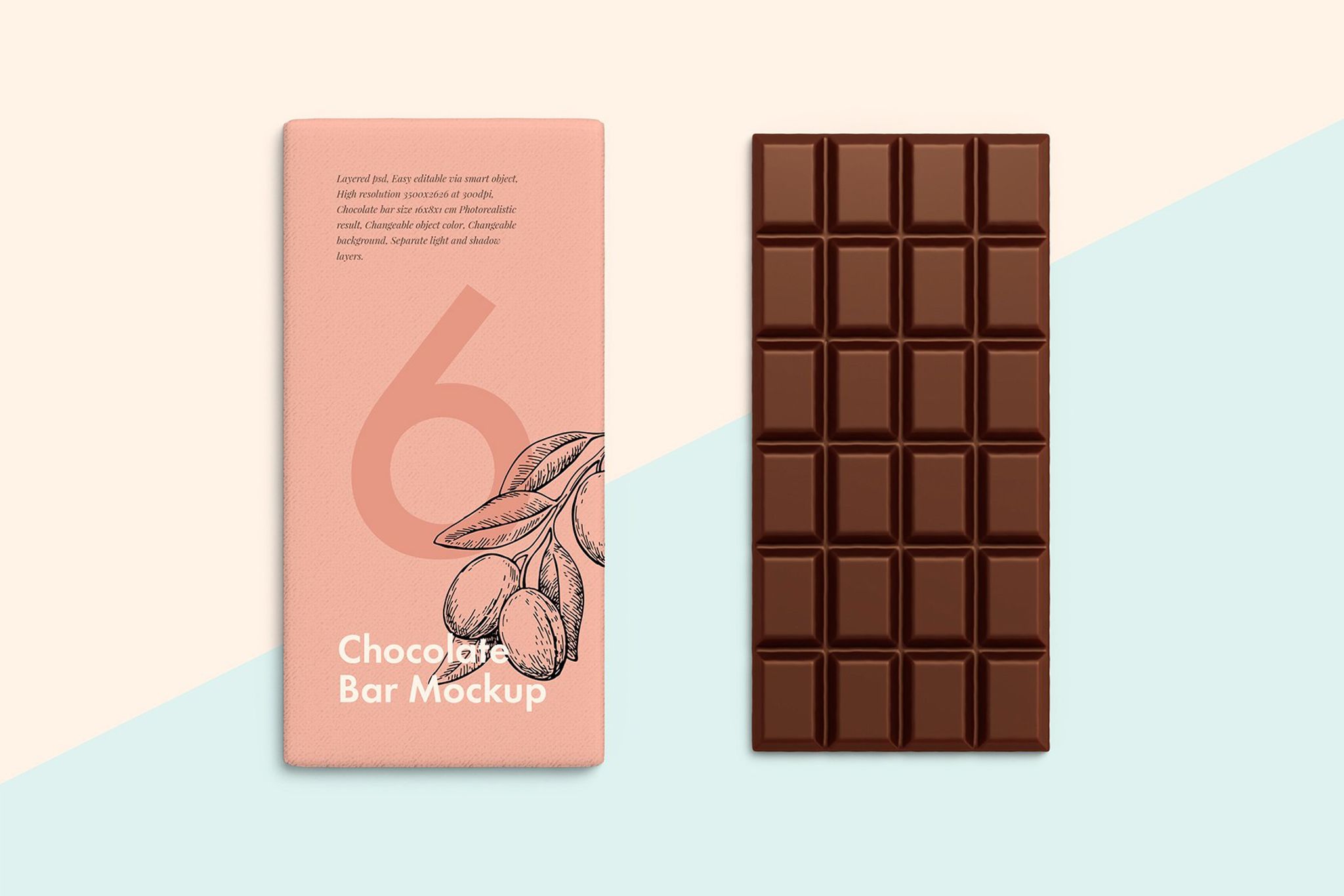 Download Chocolate Bar Product Mockup #67243