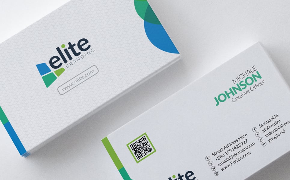 Corporate Clean - Business Card PSD Template