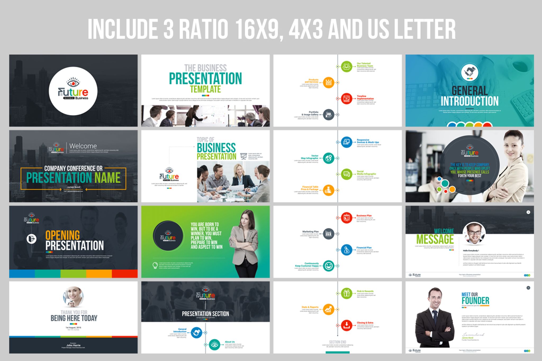 Business Plan Presentation Animated Pptx Infographic Design