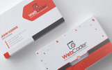 Business Card Design For Web Design And Developer PSD Template #66306