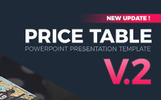 Price Table V2 - PowerPoint Template #68380