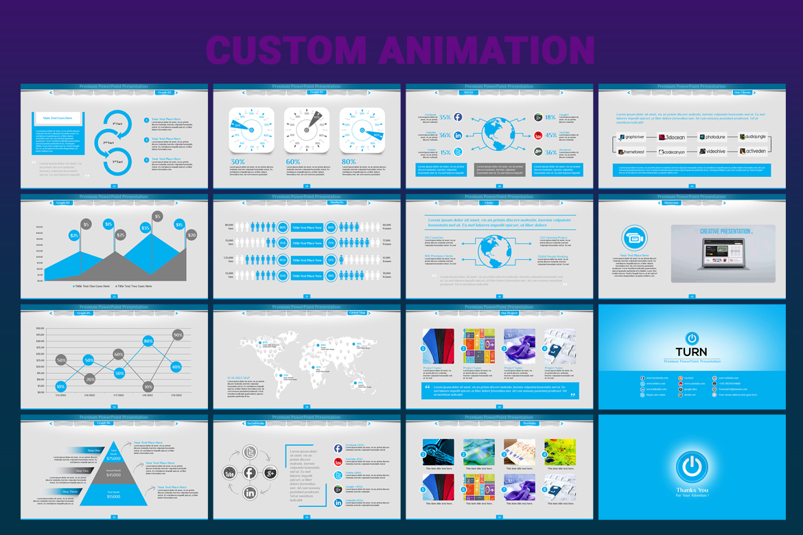 microsoft powerpoint animation templates