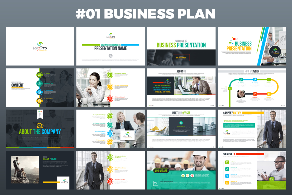 business plan presentation template