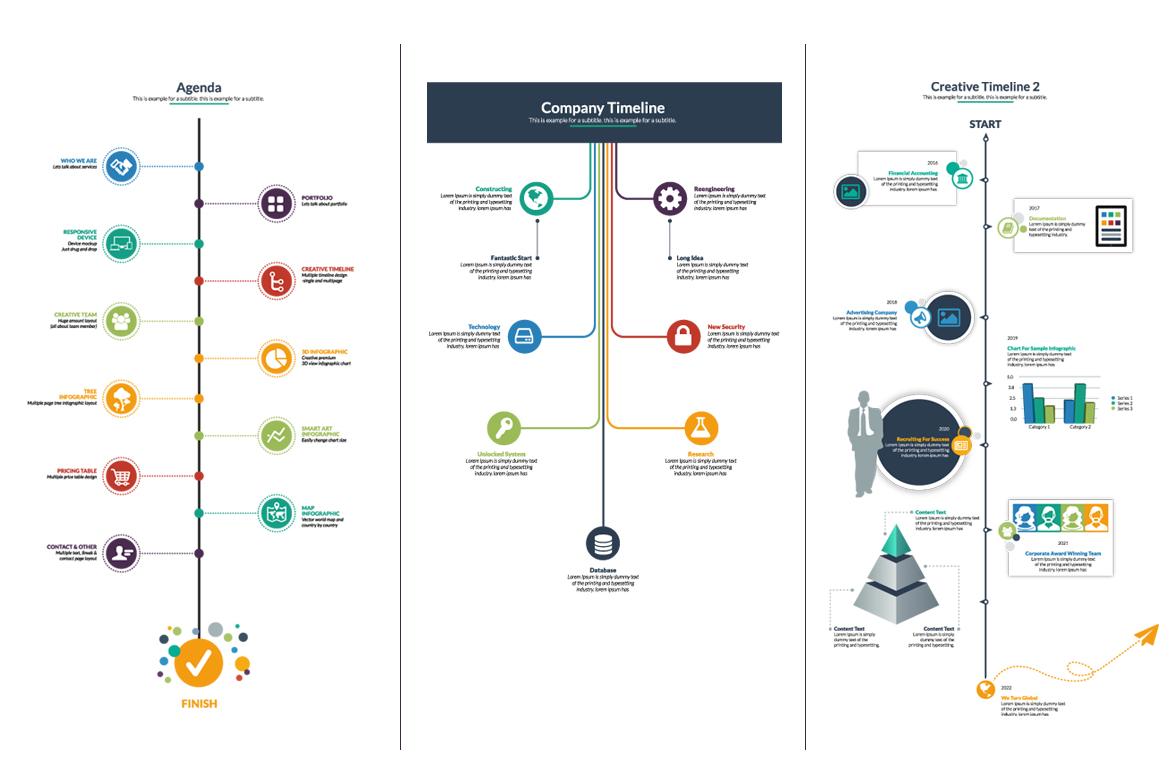 The Biggest Bundle of Vector Infographic Elements