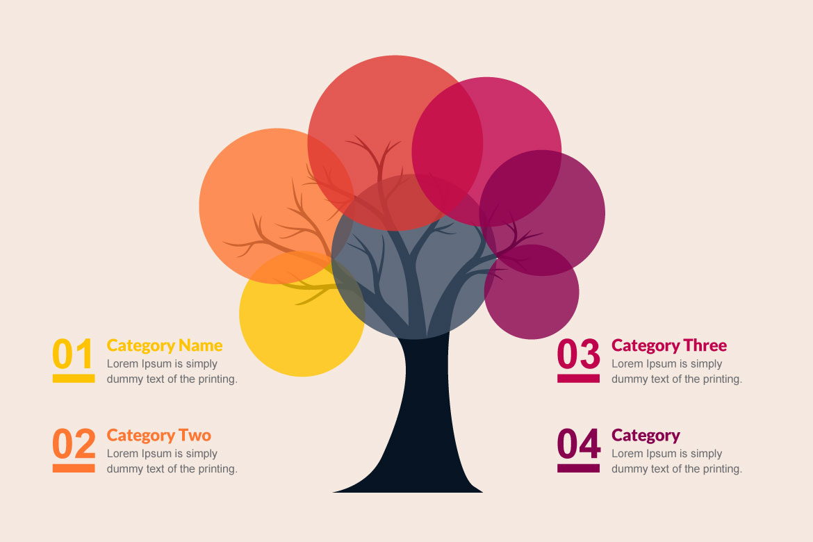 Tree Bundle - Infographic Elements #66482