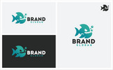 Wild Fish Logo Küçük Ekran Görüntüsü Wild Fish Logo Şablon