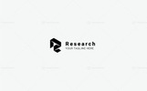 Research Letter R Logo Theme Small Screenshot Research Letter R Logo Template