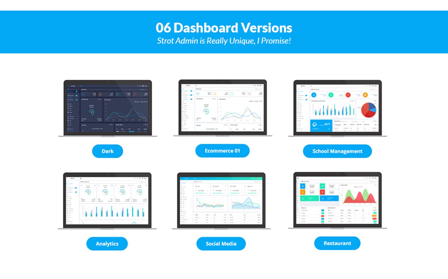 Strot - Responsive Dashboard Admin Template