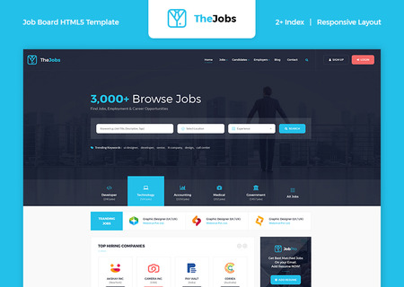 The Jobs - Job Board HTML