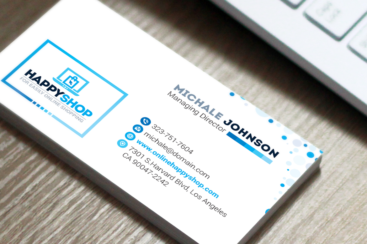 Business Card for E-Commerce or Online Shop | Shopping ...