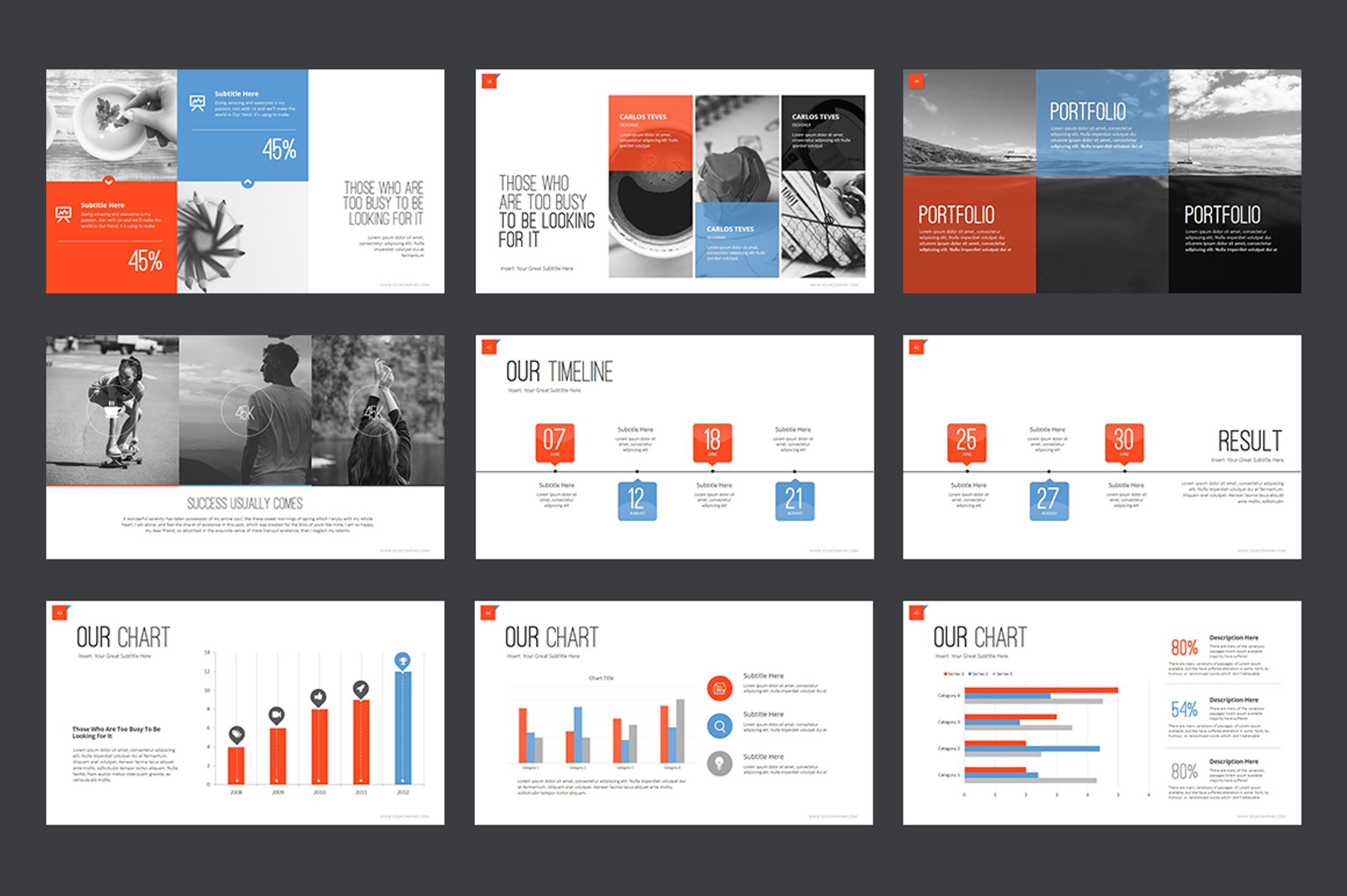 how to get powerpoint templates with charts