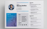 Marcus Resume Template Small Screenshot Marcus Resume Template