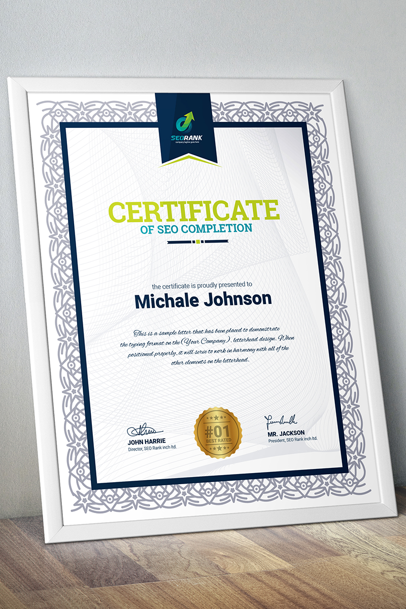 of certificate sample license Certificate Completion  Template #67452