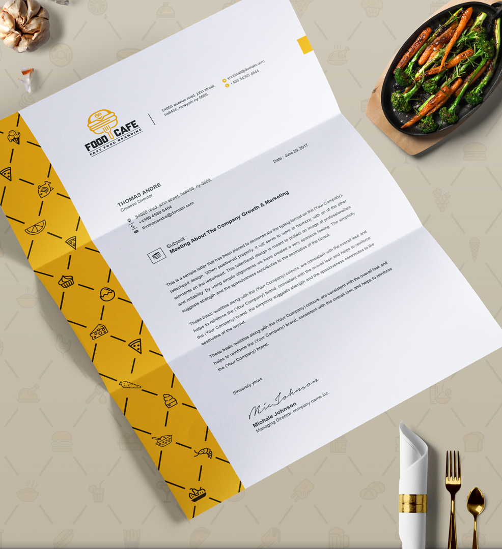 Creative Letterhead Template - Corporate Identity Template ...