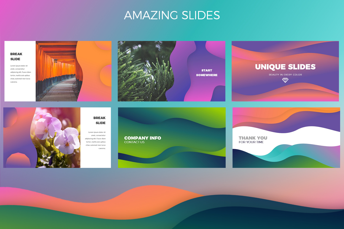Colorful PowerPoint Template #67853