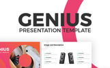 Genius - PowerPoint Theme Kleiner Screenshot PowerPoint Vorlage namens "Genius -"