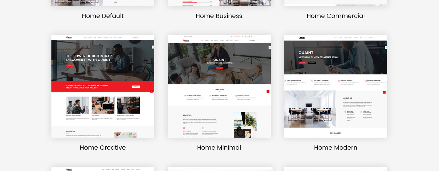 Quaint - Business Flexible Multipurpose Website Template