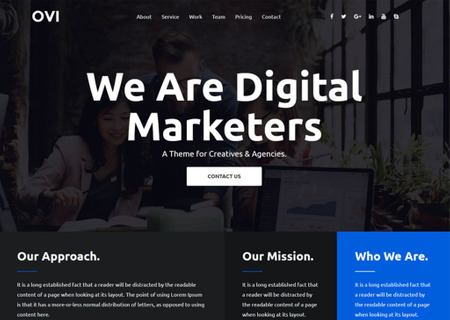 Ovi - Digital Agency Bootstrap