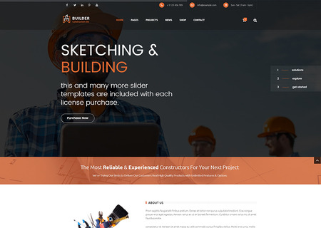 Builder - Construction and Building HTML