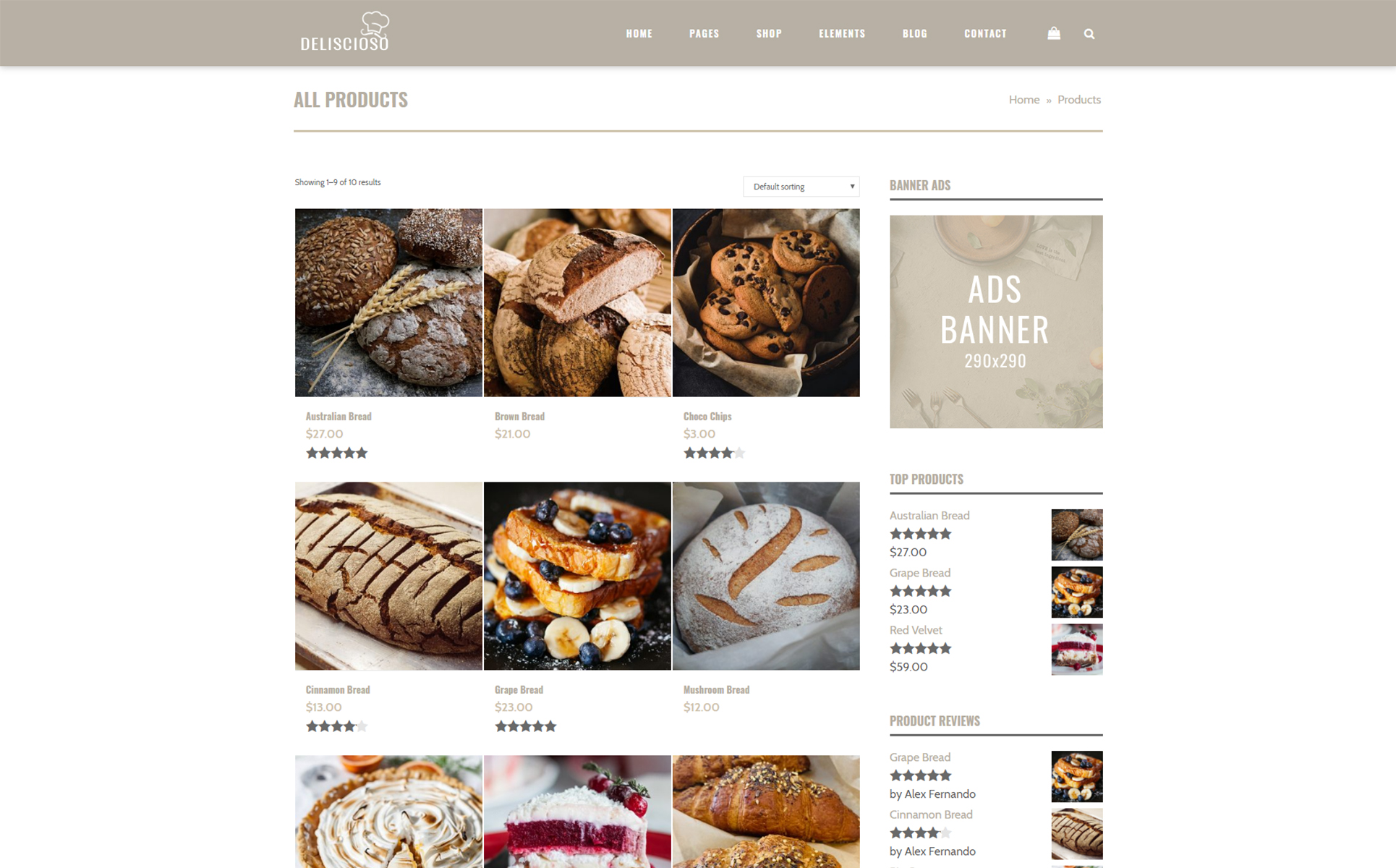 Deliscioso - Bakery & Cake WooCommerce Theme