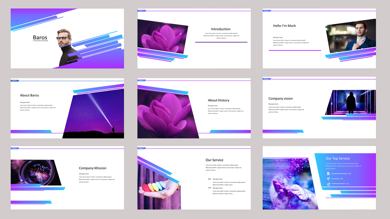 Baros - Creative Business PowerPoint Template