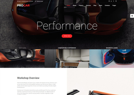 Car Parts Multipage HTML5