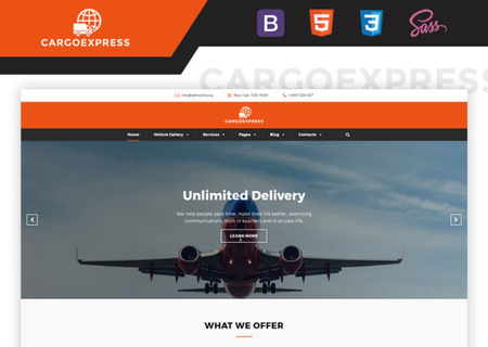Delivery Services Multipage HTML5