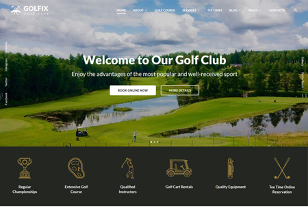 Golf Club Multipage HTML