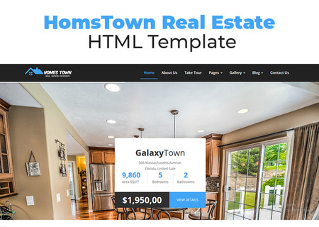 HomsTown Real Estate HTML