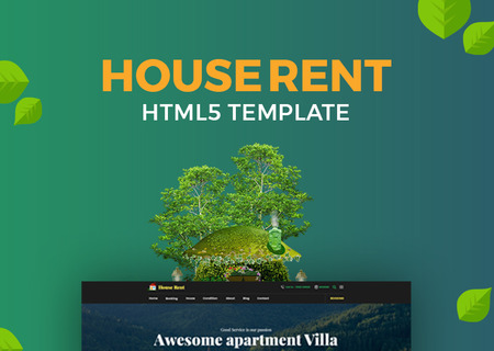 HouseRent - Multi Concept House And Apartment Rent HTML