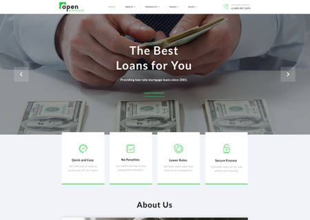 Loan Consulting Company Multipage HTML